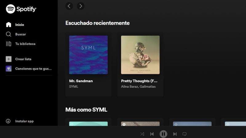 Características de Spotify