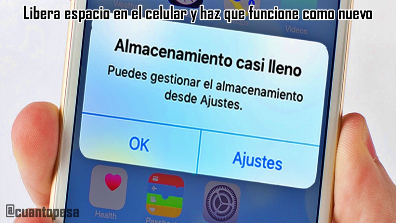 Libera espacio en el celular y haz que funcione como nuevo