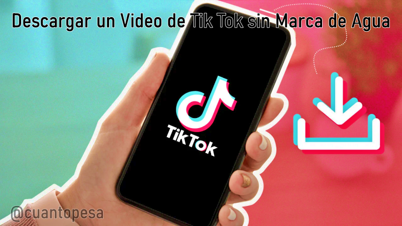 Como Descargar un Video de Tik Tok sin Marca de Agua