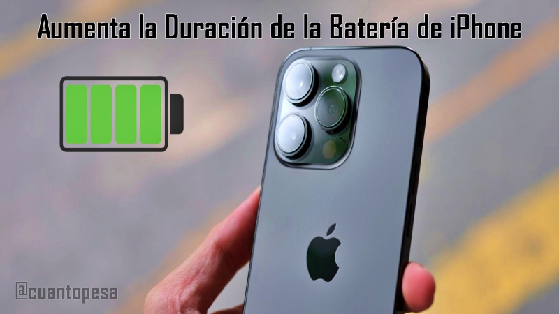 Aumenta la Duración de la Batería de iPhone