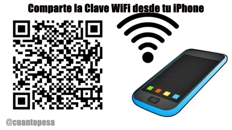 Comparte la Clave WiFi desde tu iPhone