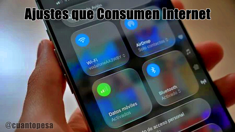 Ajustes que Consumen Internet sin que lo Sepas