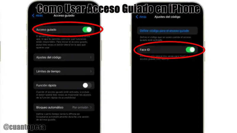 Como Usar Acceso Guiado en iPhone