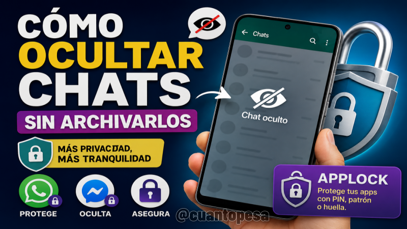 Cómo Ocultar Chats Sin Archivarlos