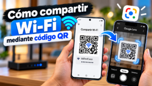 Cómo compartir Wi-Fi mediante código QR